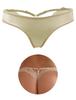 Ohyeah Plus Size Sexy Cute Lace Stretch Beautiful Lace Floral Sexy Panties Women's T-Back Panties, Panties, Buttocks, Seamless, Soft, Print,