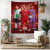 Liverpool FC Personliggør Dit Navn Vægdekoration Vægtæppe Kunst Til Kæledyrs Mindesmærke Fødselsdag Bryllupsfest Baggrund Familiegave