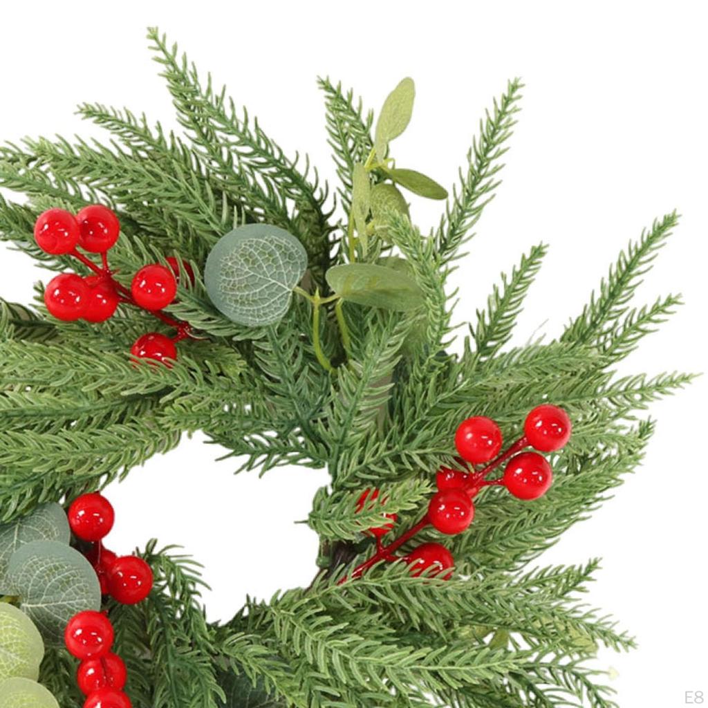 Christmas Candle Ring Decoration Holder for Celebration Kitchen Party Style A