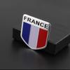 Etichettatura in alluminio Emblema Auto Styling Germania Inghilterra Italia Francia USA Bandiera Distintivo Adesivo