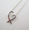 [Used] TIFFANY 925 Loving Heart Pendant/Necklace/g504-28