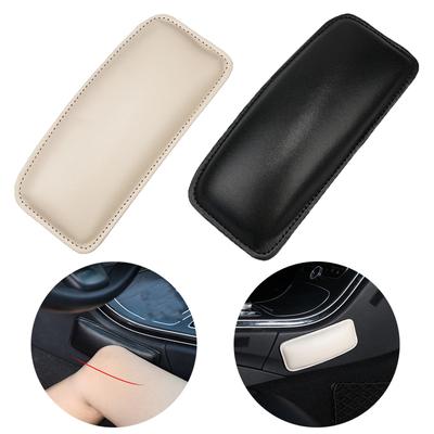 Comfortable PU Leather Car Knee Pad Cushion for Car Interior Pillow Elastic Cushion Memory Foam Auto Car Accessories