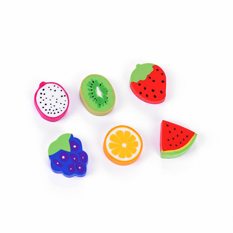 Creative Fruit Eraser for Kids - Cartoon Stationery and Learning Supplies