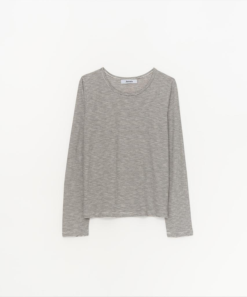 JBYRARA Crewneck Striped T-Shirt_Black