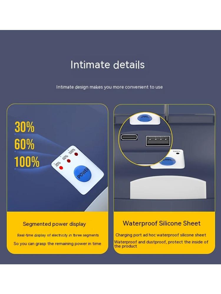 Camping Lanterns Portable LED Hang Tent Light Rechargeable Outdoor Fishing Emergency Lighting UFO Night Lamps
