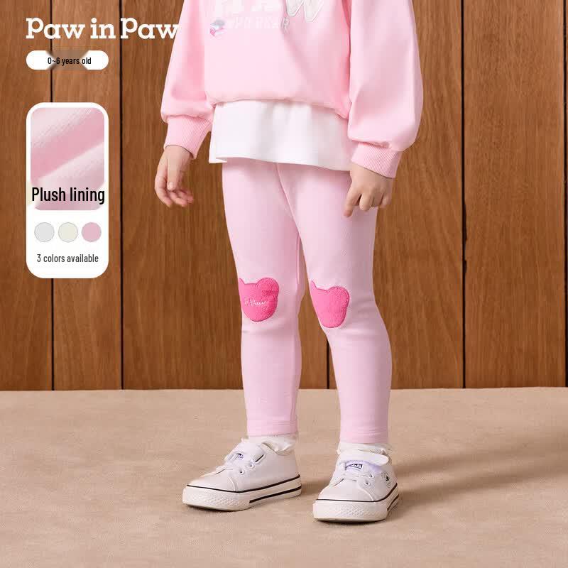 Теплые леггинсы для девочек PawinPaw с мультяшным мишкой 90