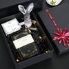 TaTanice Gift Box Empty Box Christmas Gift New Year\'s Birthday Gift Box Storage Packaging Box Gift Box with Red Ribbo