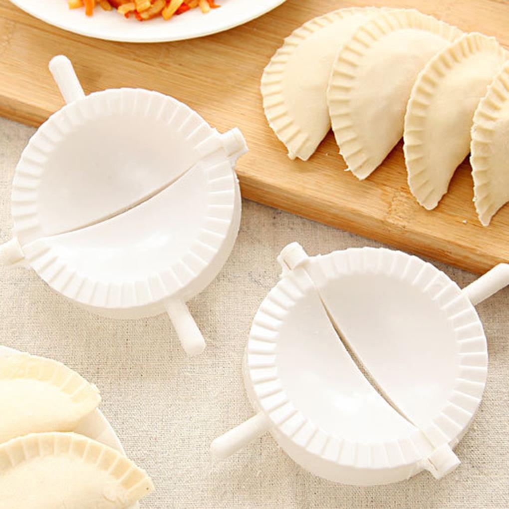 3 szt. Pierogarka Plastikowa DIY Łatwa Forma do Pierogów Kuchenna Ręczna Prasa Ciasto Pieróg Foremka