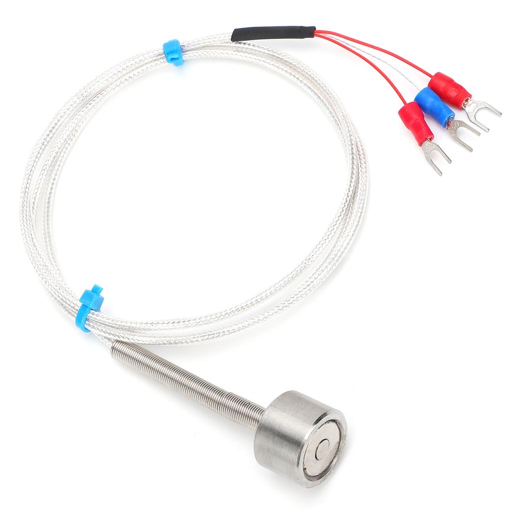 PT100 Magnetic Temperature Sensor Waterproof Adsorption Thermistor 60 To +150 Celsius