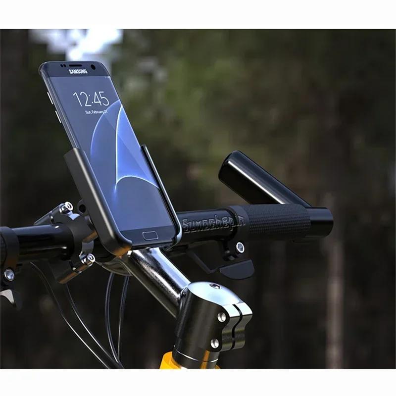 Opansten Aluminum Alloy Motorcycle Bike Bicycle Phone Mount Fit For 4-7 Inch Smartphone Gps Handlebar Mount Motorbike Auto Accessories