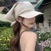 Lace Up Headscarf Baseball Cap For Women Outdoor Travel Trendy Sun Hat