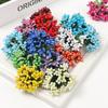 12/36/72/144Pcs Mini Stamen Flower Artificial Flowers Craft Fake Flowers For Wedding Bouquet Party Box Scrapbooking Decor