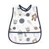 Waterproof Cartoon Baby Bib - Adjustable EVA Cotton Feeding Bib for Boys & Girls