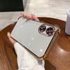 Case for OPPO A78 5G,78 4G Electroplated Color Border Clear Phone Casing Cover