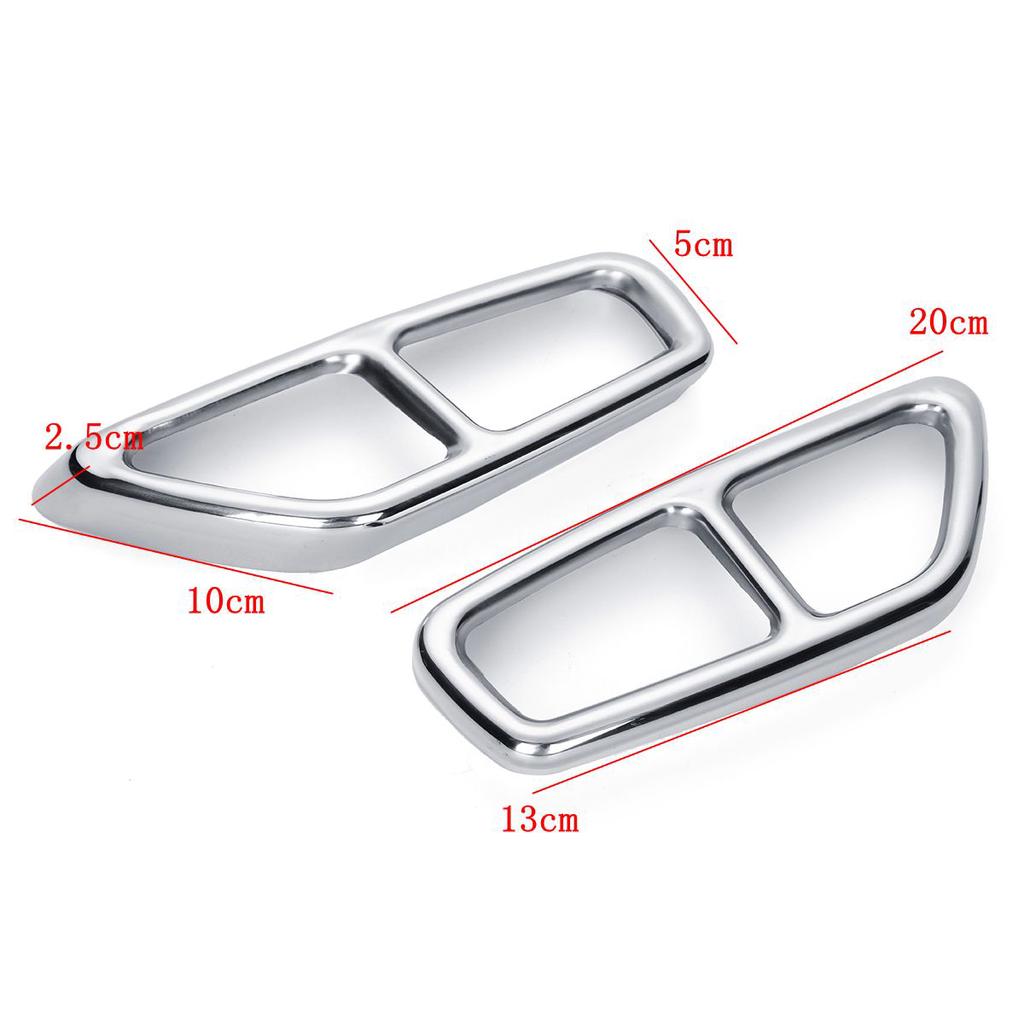 Details about / 2x Rear Exhaust Pipe Cover Trims Fit For BMW 5 6 Series G30 G32 2017-18