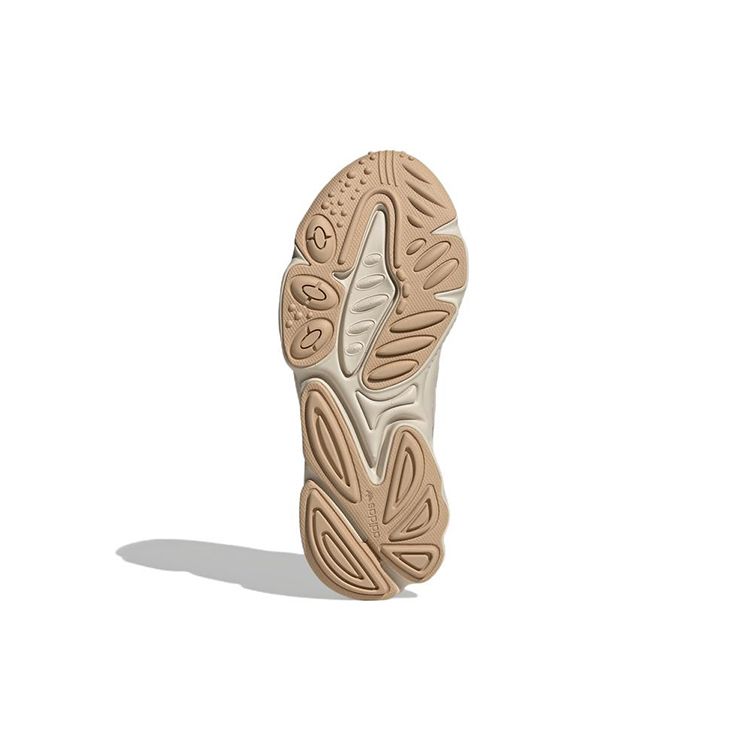 Adidas Originals Ozweego Ткань Кожа Повседневные Нескользящие Прочные Низкие Кроссовки для образа жизни Женские кроссовки Коричневый HP7734