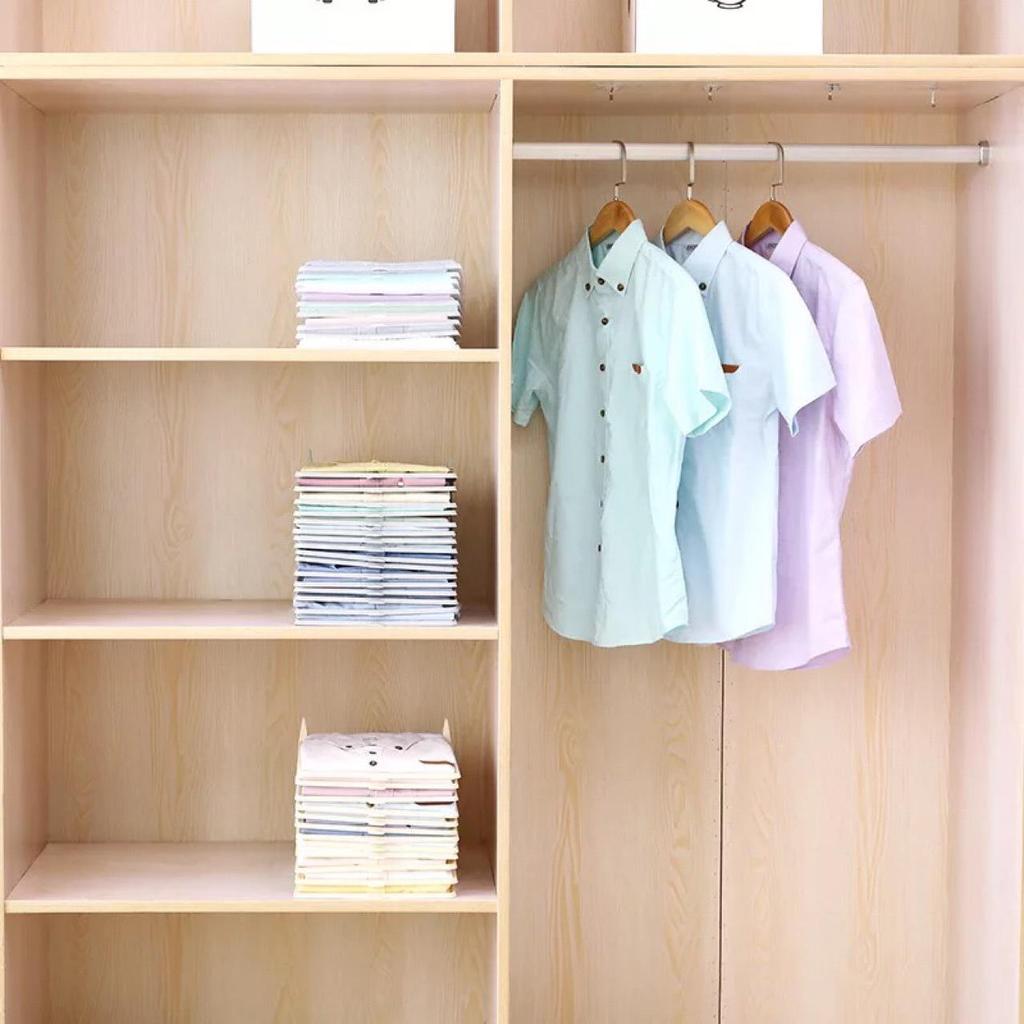 Creative Large Plastic Folding Board for Quick and Easy Shirt Organization
