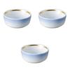 Setomonohonpo (Setomonohonpo) Set of 3 Cobalt Blown Three-Color Round Chiyoguchi Bowls [6.4 X 2.9cm] | Small Bowls, Ceramic, Reinforced