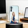 Emma Stone Phone Case For Samsung S25,S24,S21,S22,S23,S30,Ultra,S20,Plus,Fe,Soft Silicone Black Cover
