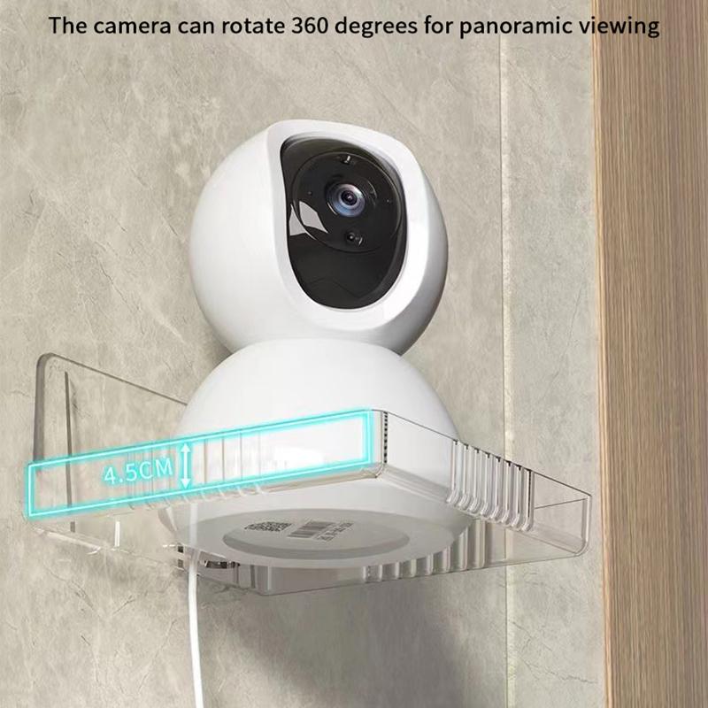Punch-Free Security Surveillance Camera Stand New Traceless Wall-Mounted Bracket Home Self-Adhesive Drill-Free Fixer 1Pcs