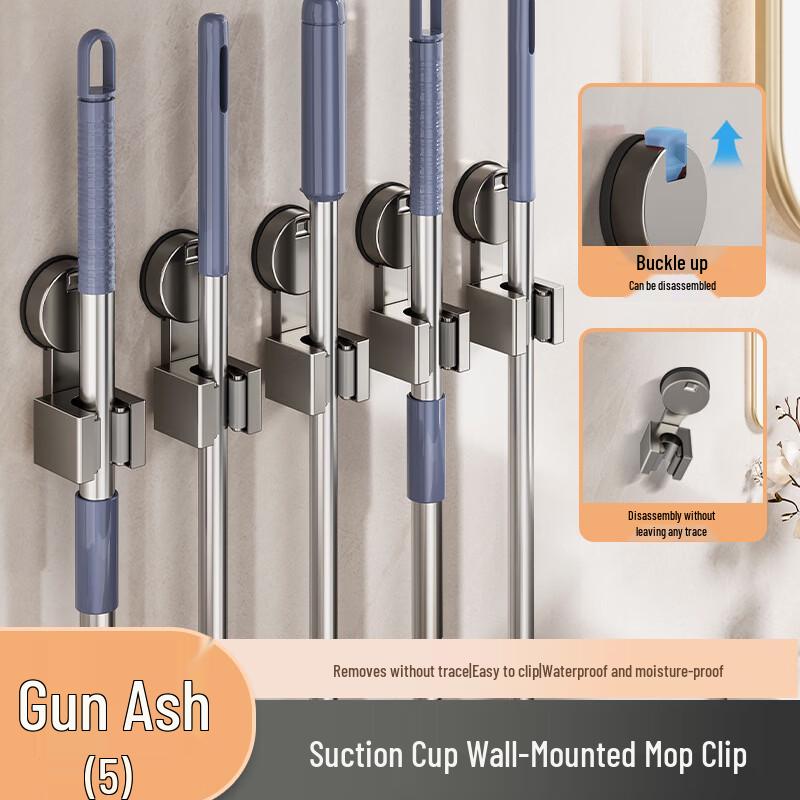 ZNMW Suction Cup Mop Holder