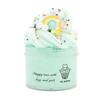 DIY Slime Wolkenknete Eiscreme Seidenknete Stressabbau Kinderspielknete Weich Formbar Ungiftig Sensorisches Spielzeug für Kreativen Spaß und Entspannung