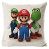 Super Bros Mario Pillow Cover Car Home Living Room Sofa Bedroom Cover Cushion