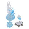 Blue Jellyfish Simulation Animal Model Blue Jellyfish Cycle Model Toy Ornament Children Cognitive Gr