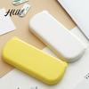 Pencil Storage Box Large Capacity Case with Compartments, Macaron Color Plastic Stationery Box, Portable Student Pen Bag for School Office Home