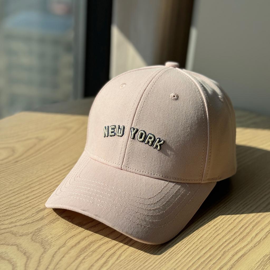 Korean-style Letter Embroidery Hard cap2026Trendy and Versatile Internet Celebrity Baseball Cap for Women, Sun Protection Hat for Men