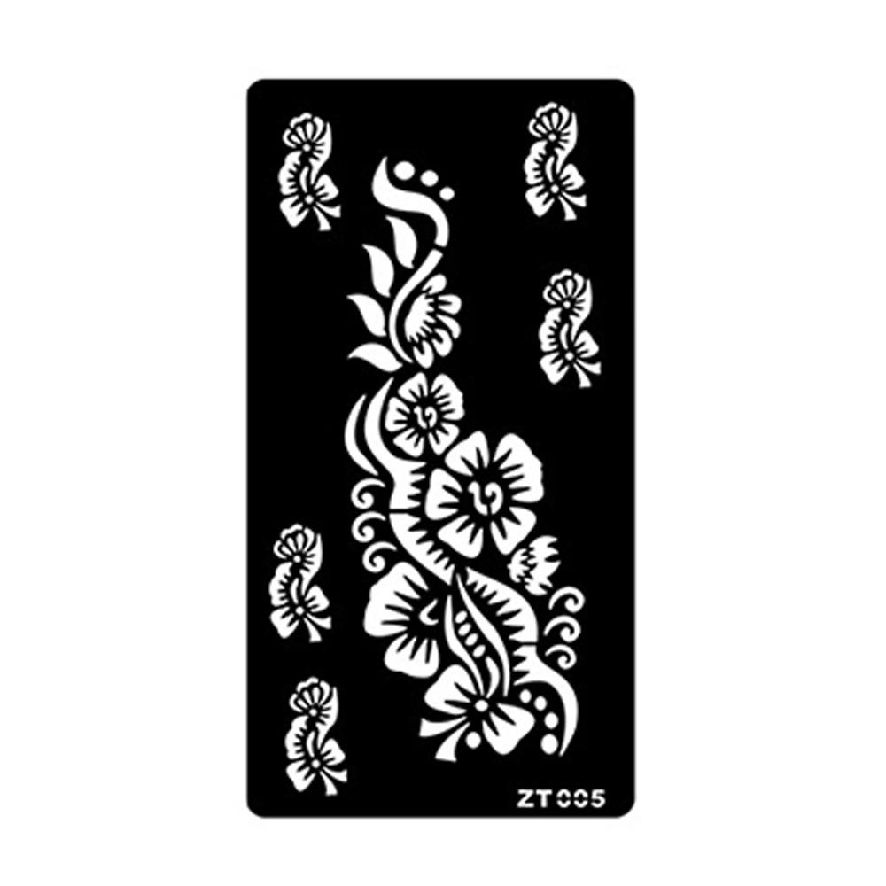 Personalized India Temporary Tattoo Ethnic Style Black Tattoo Decals Arm Foot Tattoos  Women Lady