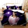 Ariana Grande Singler Bedding Set Printed single Comforter Quilt Bed Cover Duvet Cover Pillow Case 3 Pieces Sets Kids Adult Size