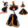 1 Set Cloak Design Mini Doll Dress-Up Witch Theme Halloween Creative Costume  Halloween Party Decor