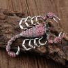 Broșă Pin Scorpion Strasuri Bijuterii Sparkling Animal Broșă Haine Decor