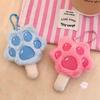 Fluffy Plush Doll Keyring Soft Stuffed Car Key Pendant  Friends Birthday Gifts
