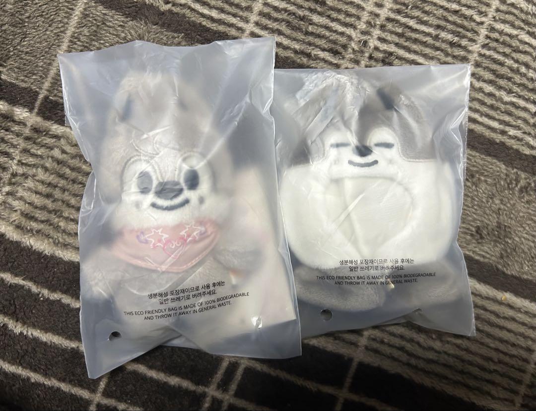 

[USED] Wolfchan 10cm Plush Toy & Outfit Set 5clock Official