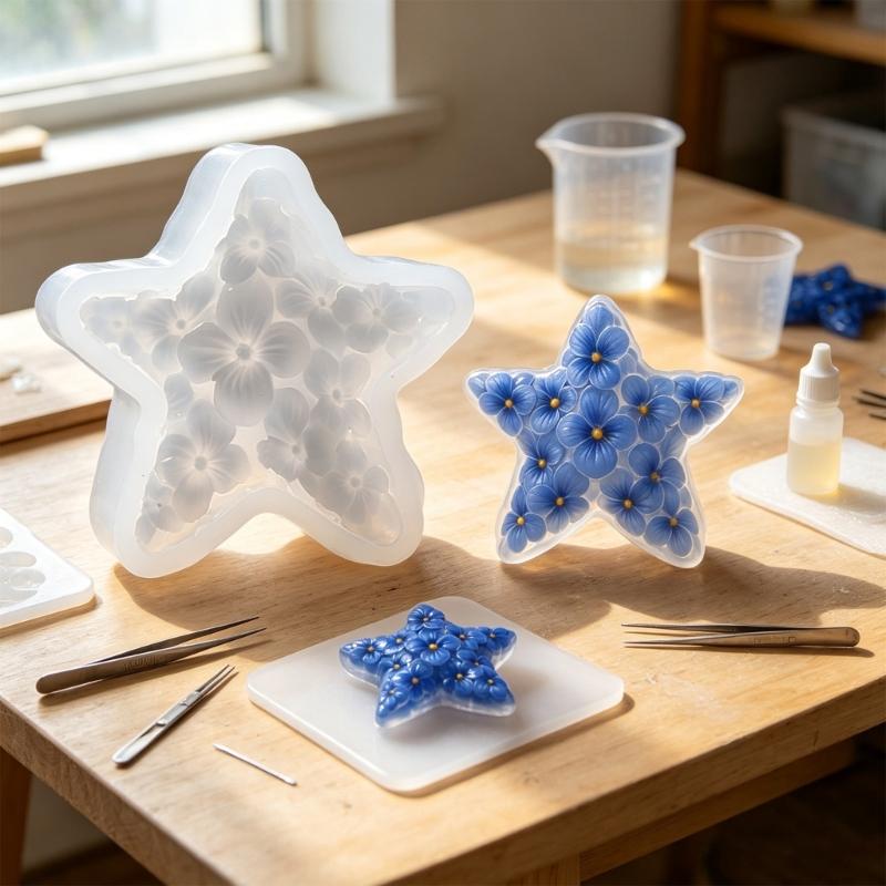 Flexible Textured Pattern Candle Mould for Candle Soap Making, Home Decoration , Project Practice, and Daily Studio Use