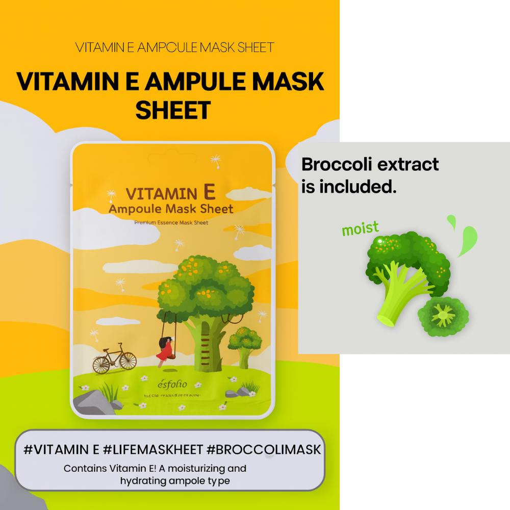[esfolio] Vitamin Mask Pack 4 Types *10 sheet