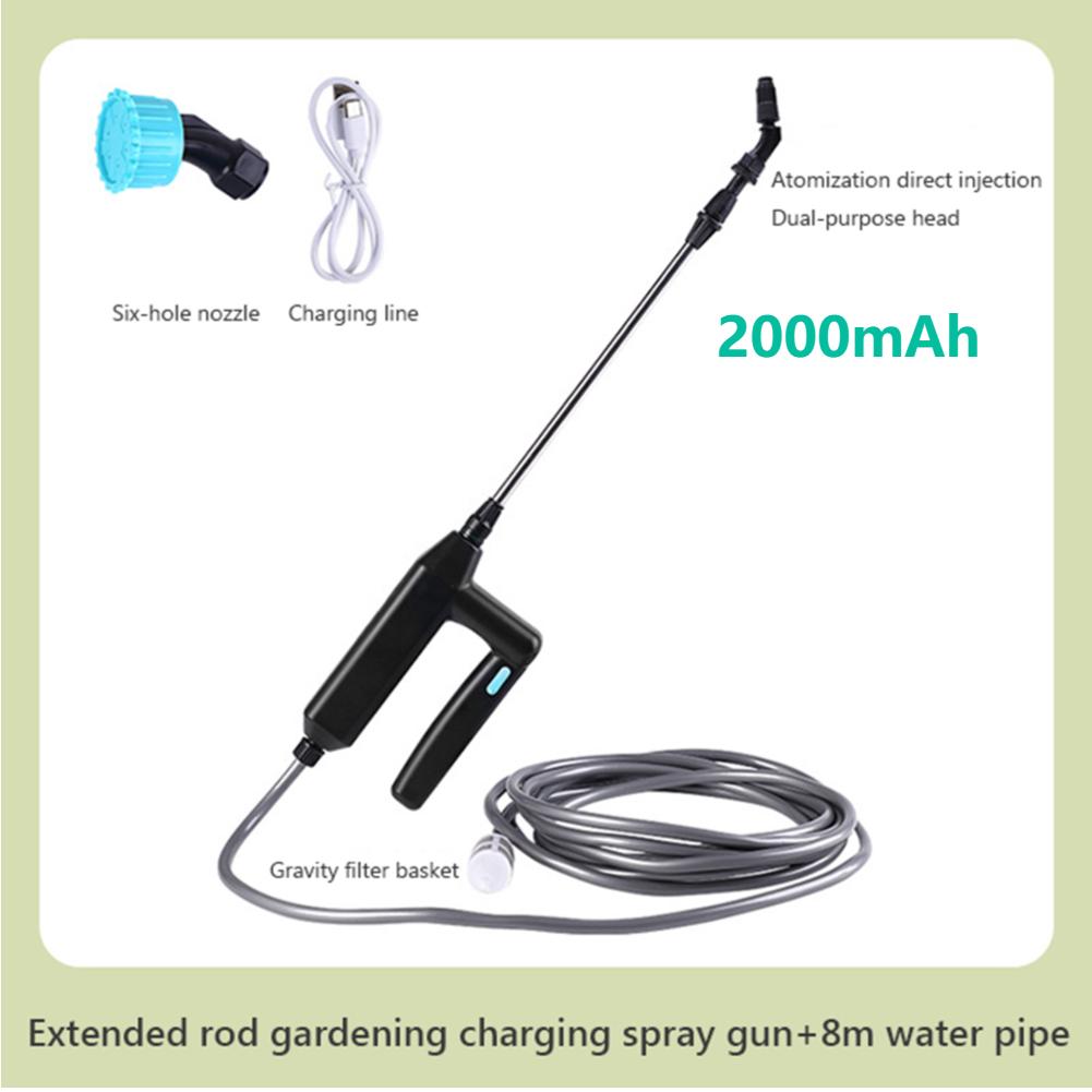 Portable Watering Spray Electric Gardening Sprayer USB Rechargeable Plant Sprayer High-Pressure Sprinkler ATV Cleaning Tools