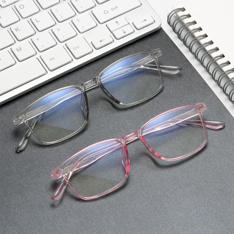 Women Men Photochromic Glasses Chameleon Change Color Rectangle Goggles 0 -0.5 -1.0 -1.5 -2.0 To -6.0