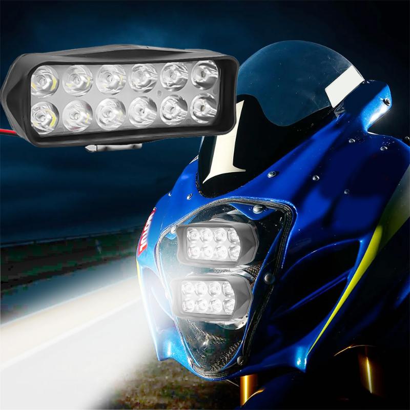 8/12/16 LED Car Work Light High Bright Spotlight Universal Offroad Motorcycles Auto Truck Driving Fog Headlights DRL Lamp 12V