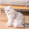 Outdoor Walking Adjustable H-shped Cat Vest Dog Harness and Leash Pets Leash Belt Cat Harness  Set