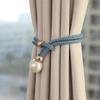 2pcs Curtain Tiebacks, a Pair Set, Including Tie Ropes, Curtain Buckles, Tie Decorations, Storage Ropes and Bundling Ropes.