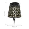 Wireless Bottle Table Lamp Solar Powered Hollow Shadow Night Lamp Automatic Switches For Bar Wine Bottles Decor Desk Lights
