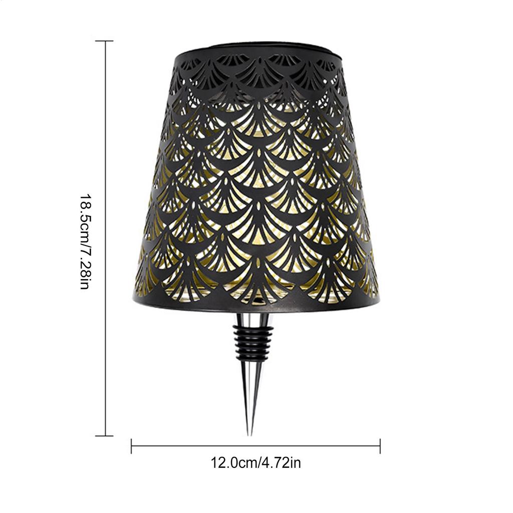 Wireless Bottle Table Lamp Solar Powered Hollow Shadow Night Lamp Automatic Switches For Bar Wine Bottles Decor Desk Lights