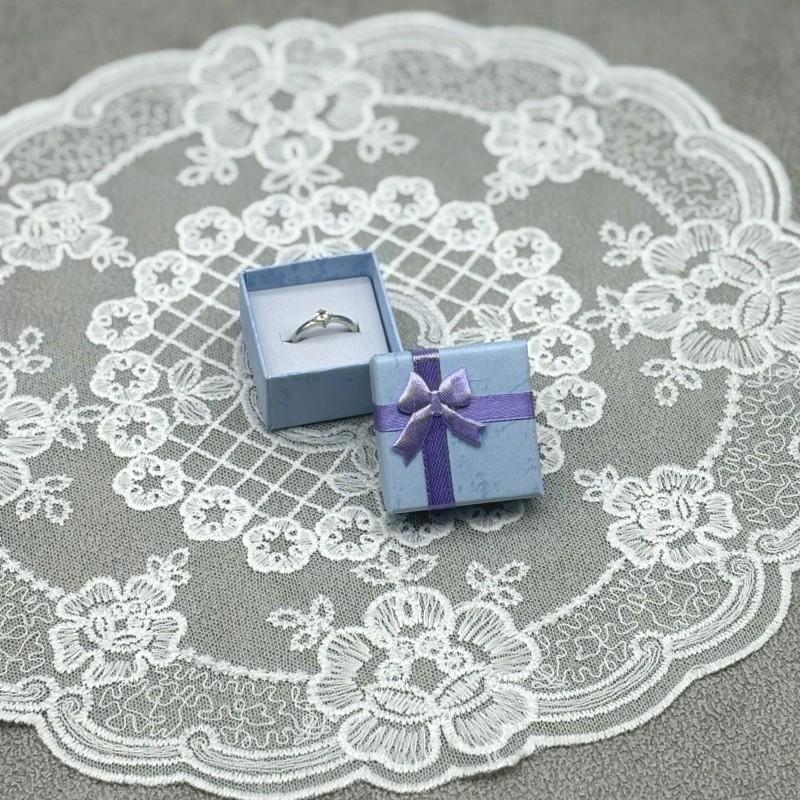 Hardened square pearlescent ring box jewelry box jewelry box latte art gift jewelry necklace box