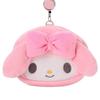 Étui Portefeuille Sanrio My Melody en Polyester avec Porte-Cartes à Bobine Rétractable Rangement Petits Objets Convient aux 15 ans et plus Article 293814 Forme de Visage &