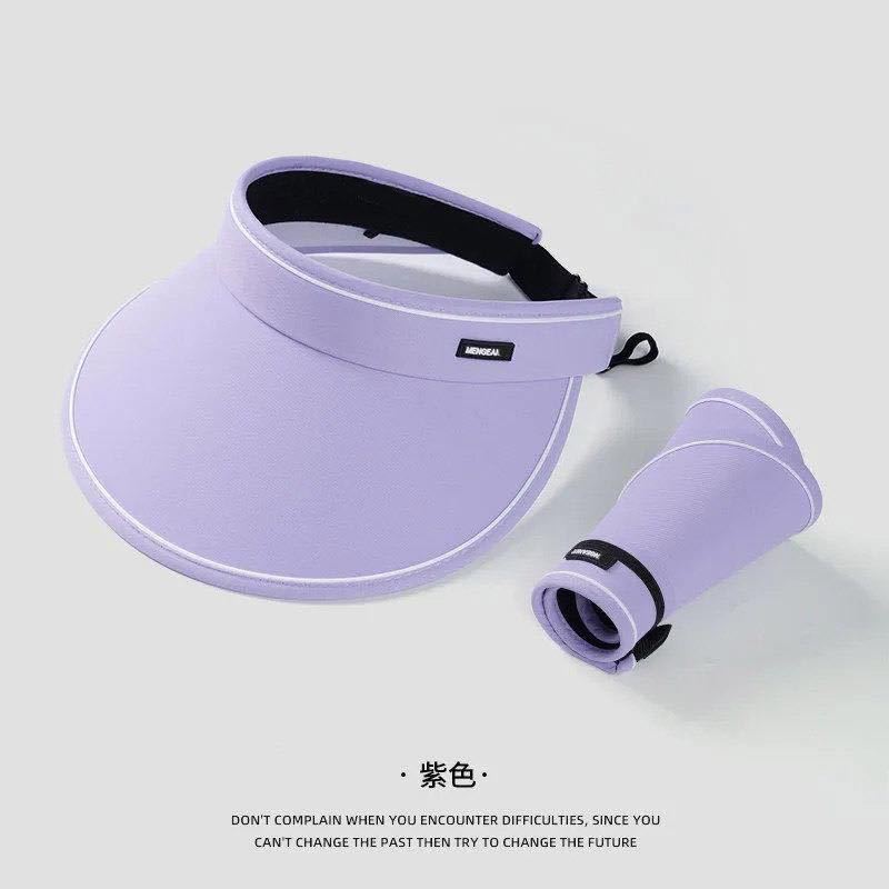 Sun hat women's enlarged brim UV protection face cover full wrap outdoor cycling sun protection empty top sun hat adult