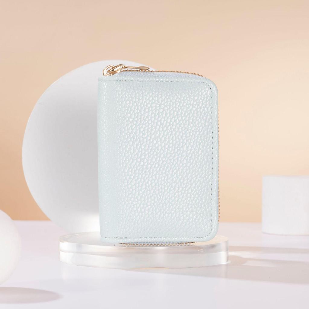 Women's & Men's Large Capacity Anti-Demagnetization Accordion Card Holder with Multi-Card Slots and ID Clip