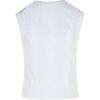 Polo Ralph Lauren Einfarbiger Ärmelloser Strickpullover Damenpullover Weiß 211959295-001